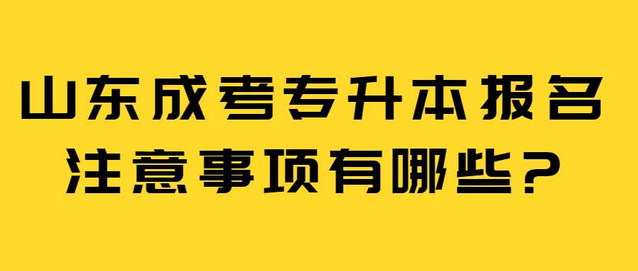 临沂成考专升本报名